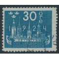 SWEDEN - 1924 30öre green-blue World Postal Congress, used – Facit # 201b