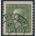 SWEDEN - 1929 40öre olive King Gustav V (type I), used – Facit # 189Aa