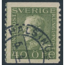 SWEDEN - 1929 40öre olive King Gustav V (type I), used – Facit # 189Aa