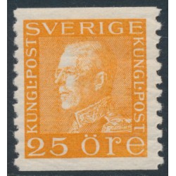 SWEDEN - 1936 25öre orange Gustav V, white paper, MNH – Facit # 184
