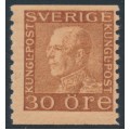 SWEDEN - 1934 30öre orange-brown Gustav V, MH – Facit # 186b