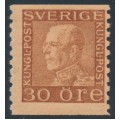 SWEDEN - 1925 30öre orange-brown Gustav V, MH – Facit # 186b