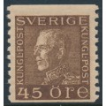 SWEDEN - 1929 45öre brown Gustav V, MH – Facit # 191a