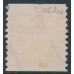 SWEDEN - 1921 5öre brown Lion, type II, perf. 2-sides, inverted lines watermark, used – Facit # 142Acc