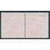 SWEDEN - 1939 10öre violet Gustav V, large numerals, 4+3 pair, used – Facit # 273CB2