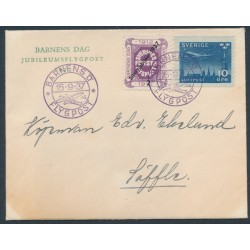 SWEDEN - 1937 Children's Day Silverjubiléet overprint on cover – Facit # HF2
