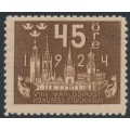 SWEDEN - 1924 45öre brown World Postal Congress, MNH – Facit # 204