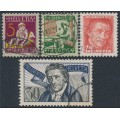 SWITZERLAND - 1927 Pro Juventute set of 4, used – Michel # 222-225