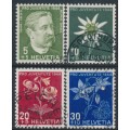 SWITZERLAND - 1944 Pro Juventute set of 4, used – Michel # 439-442