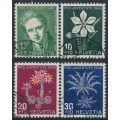 SWITZERLAND - 1946 Pro Juventute set of 4, used – Michel # 475-478