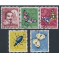 SWITZERLAND - 1956 Pro Juventute set of 5, used – Michel # 632-636