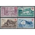 SWITZERLAND - 1949 Pro Patria set of 4, used – Michel # 525-528