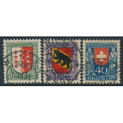 SWITZERLAND - 1921 Pro Juventute set of 3, used – Michel # 172-174