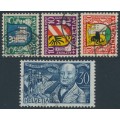 SWITZERLAND - 1930 Pro Juventute set of 4, used – Michel # 241-244