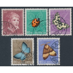 SWITZERLAND - 1952 Pro Juventute set of 5, used – Michel # 575-579