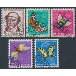 SWITZERLAND - 1954 Pro Juventute set of 5, used – Michel # 602-606