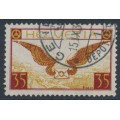 SWITZERLAND - 1929 35c brown-carmine/brown-yellow Airmail, smooth paper, used – Michel # 233x