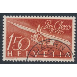 SWITZERLAND - 1946 1.50Fr Pro Aero airmail issue, used – Michel # 470