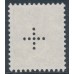 SWITZERLAND - 1937 25c brown Landscape, smooth paper, official cross perfin., used – Michel # D24y