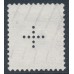 SWITZERLAND - 1937 30c ultramarine Landscape, grilled paper, official cross perfin., used – Michel # D25z