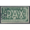 SWITZERLAND - 1945 3Fr. green Peace issue, used – Michel # 457