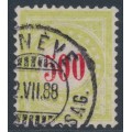 SWITZERLAND - 1887 500c red/yellow-green Postage Due, normal frame, used – Zumstein # P22CN