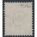 SWITZERLAND - 1878 500c blue/grey-blue Postage Due (upright frame type I), used – Mi # P9INaa