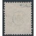 SWITZERLAND - 1878 500c blue/grey-blue Postage Due (upright frame type I), used – Mi # P9INaa