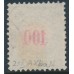 SWITZERLAND - 1884 100c red/pale green Postage Due, upright frame, used – Zumstein # P21BN