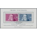SWITZERLAND - 1948 IMABA Stamp Exhibition M/S, used – Michel # Block 13