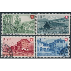 SWITZERLAND - 1948 Pro Patria set of 4, used – Michel # 508-511