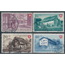 SWITZERLAND - 1949 Pro Patria set of 4, used – Michel # 525-528