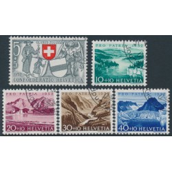 SWITZERLAND - 1952 Pro Patria set of 5, used – Michel # 570-574