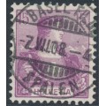 SWITZERLAND - 1908 15c violet-purple Helvetia, used – Michel # 100