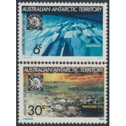 AUSTRALIA / AAT - 1971 Anniversary of the Antarctic Treaty set of 2, MNH – SG # 19-20