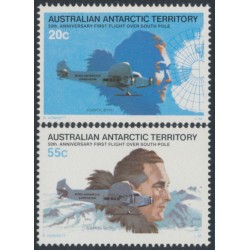 AUSTRALIA / AAT - 1979 Byrd’s Flight over South Pole set of 2, MNH – SG # 35-36