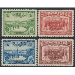 PAPUA - 1934 Anniversary of the British Protectorate set of 4, MH – SG # 146-149