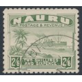 NAURU - 1937 2/6 grey-green Freighter on white paper, used – SG # 37B