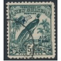 NEW GUINEA - 1932 5d deep blue-green Bird of Paradise, no dates, airmail o/p, used – SG # 196