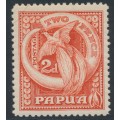 PAPUA - 1932 2d red Bird of Paradise, MNH – SG # 133