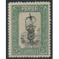 PAPUA - 1932 5d black/slate-green Masked Dancer, MNH – SG # 136