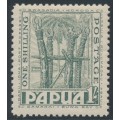 PAPUA - 1932 1/- dull blue-green Ceremonial Platform, MNH – SG # 139