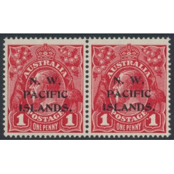 AUSTRALIA / NWPI - 1915 1d red KGV (G17½), 'dot before 1' [VI/21], MNH – SG # 67bb