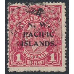 AUSTRALIA / NWPI - 1919 1d red KGV (G33), 'secret mark' [VII/1], used – SG # 103ac
