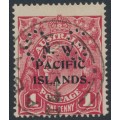 AUSTRALIA / NWPI - 1918 1d red KGV (G31), perforated OS, used – SG # O3