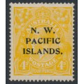 AUSTRALIA / NWPI - 1917 4d pale orange-yellow KGV, MH – SG # 70a