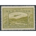 NEW GUINEA - 1939 4d yellow-olive Bulolo Goldfields airmail, MH – SG # 217