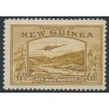 NEW GUINEA - 1939 6d bistre-brown Bulolo Goldfields airmail, MH – SG # 219