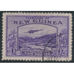 NEW GUINEA - 1935 £2 bright violet Bulolo Goldfields airmail, used – SG # 204