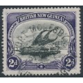 PAPUA / BNG - 1901 2d black/violet Lakatoi, horizontal rosettes watermark, used – SG # 3